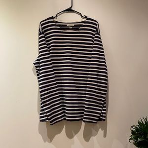 J. Crew striped long sleeve shirt